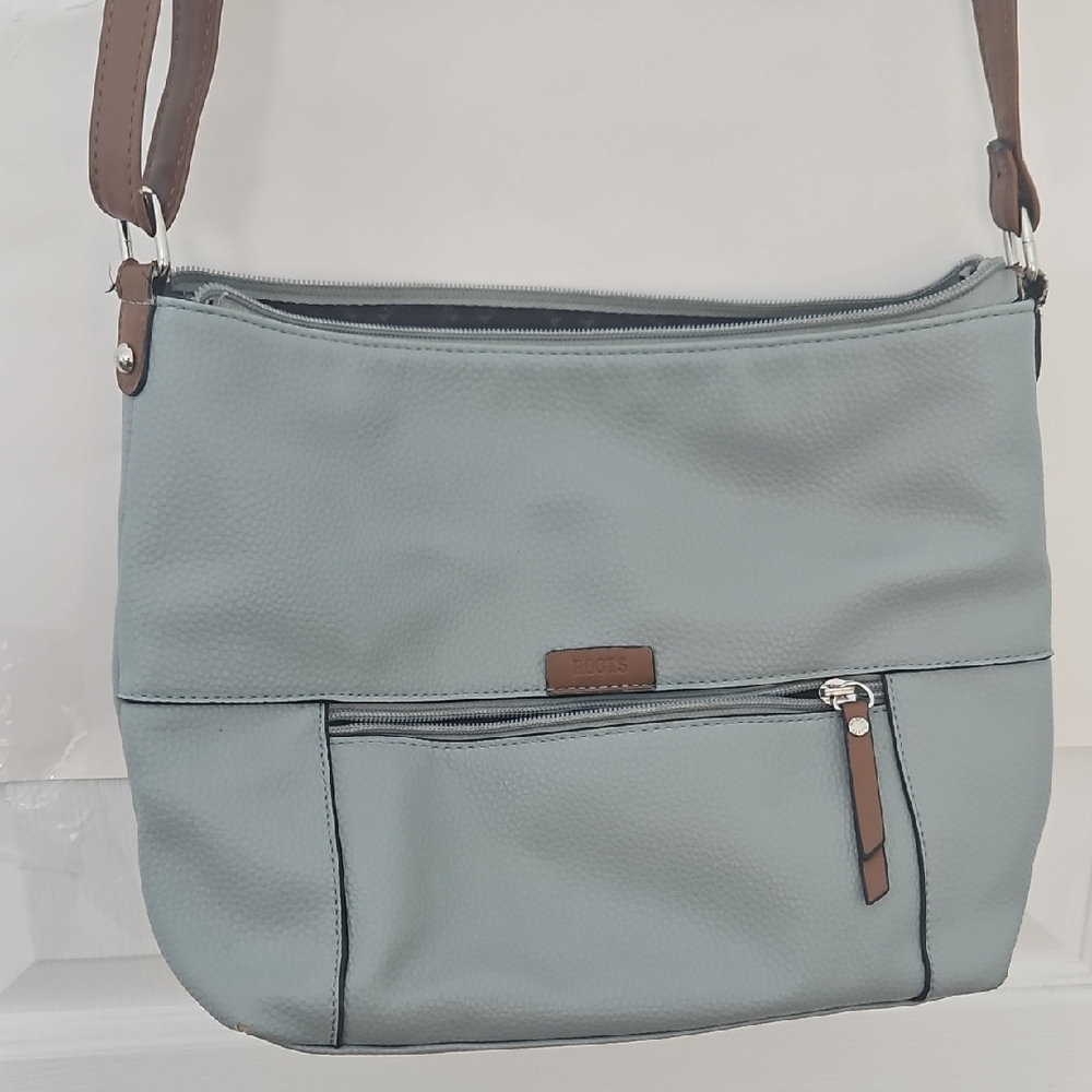 ROOTS Blue Crossbody Bag